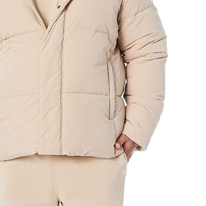 New Design <b>Men</b> Hooded Bubble <b>Jacket</b> <b>Lightweight</b> Quilted <b>Waterproof</b> <b>Breathable</b> Winter Outerwear Front OEM Service Wholesale - Product Image 5