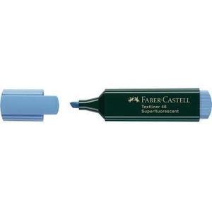 Faber-Castell Textliner 48 Blue Chisel Tip Highlighter 1-5mm <b>Refill</b> Premium Quality Product - Product Image 1