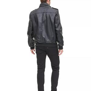 Chaqueta de Cuero Genuino Premium para Hombre, Estilo Motero Personalizado, Fabricante Mayorista OEM - Product Image 4