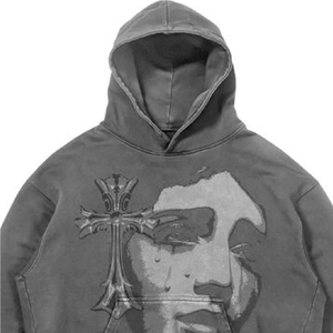 Sudadera con Capucha de Forro Polar con Bordado de Parche Personalizado - 100% Algodón, Duradera, Cómoda, de Alta Calidad, Diseños Personalizados, Estilo Urbano - Product Image 2