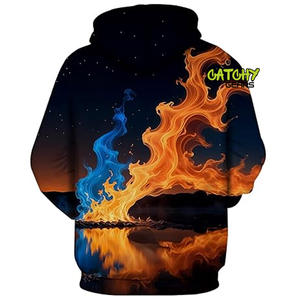 Sweat-shirt en molleton pour homme à col rond, haute densité, chaud pour l'hiver, décontracté, personnalisable avec logo, vente en gros - Product Image 6