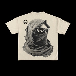 T-shirt pour homme de haute qualité, 100 % coton, col rond, imprimé, coupe ample, respirant, collection 2026 - Product Image 4