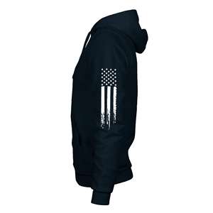 Sudadera con capucha para hombre de algodón 100% al por mayor, nuevo diseño, jersey de invierno de color sólido, forro polar, moda de talla grande - Product Image 3