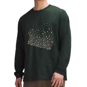 Wholesale <b>Custom</b> <b>Design</b> Rhinestone T <b>Shirts</b> For Men Cotton/Polyester Breathable Quick Dry Short Sleeve Rhinestone T <b>Shirt</b> - Product Image 6