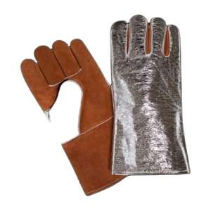 Gants de soudage professionnels résistants à la chaleur longueur du poignet pour le soudage à l'arc Mig Tig utilisation sportive quotidienne main de sécurité industrielle - Product Image 1