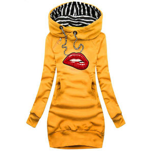 เสื้อมีฮู้ดตัวยาวสำหรับผู้หญิงสารพัดแบบเต็มตัวสำหรับสาวฮอตในขนาดเด็กและผู้ใหญ่ - Product Image 5