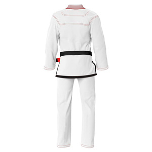 Белый BJJ Gis для унисекс жакет с жемчугом