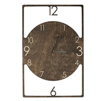 Horloge murale simple en bois massif ménage créatif nouveau 2024 salon horloge de table décorative moderne