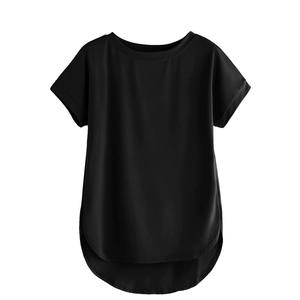 T-shirts pour femmes Vente en gros Personnalisé OEM ODM Haute Qualité Décontracté Été Coton Surdimensionné T-shirt Graphique - Product Image 1
