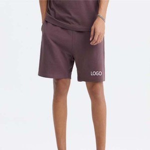 กางเกงขาสั้นออกกำลังกายผู้ชายรุ่นใหม่ขายส่ง รับทำโลโก้ 220GSM ผ้าคอตตอน 100% หนานุ่ม ใส่สบาย เหมาะสำหรับวิ่ง - Product Image 2