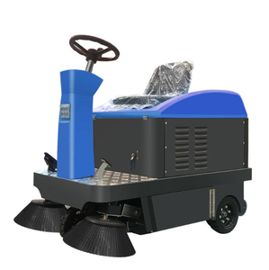 Balayeuse autoportée 41 de haute qualité et abordable, machine de nettoyage de voirie électrique 48V, capacité de bac de 16 gallons pour cour industrielle - Product Image 4