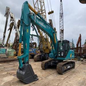 Excavadora de cadenas usada de alta calidad SUNWARDD Swe80e, adecuada para trabajos de construcción, en venta. - Product Image 1