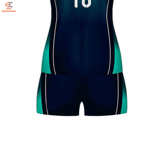 Uniforme de voleibol de Material de poliéster de mejor diseño 2024, Impresión de logotipo personalizado, conjuntos de verano ligeros de alta calidad - Product Image 6