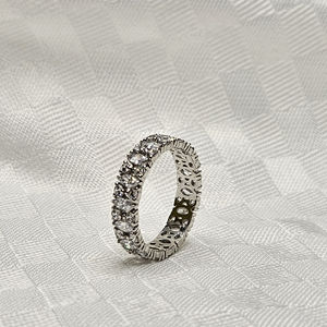 Bague de fiançailles coupe marquise certifiée IGI CVD HPHT en laboratoire 14K/18K en or massif avec deux pierres bijoux fins - Product Image 2