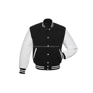 Chaqueta de Béisbol Unisex 2025 de Alta Calidad con Diseño de Parches, Chaquetas Varsity Cortadas Personalizadas, Auténticas, Antibacterianas y Transpirables para Invierno - Product Image 4