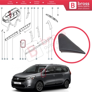 Cubierta Triangular para Espejo Retrovisor Lateral Izquierdo BSP1134-1 para Dokker Lodgy 638756739R - Product Image 5