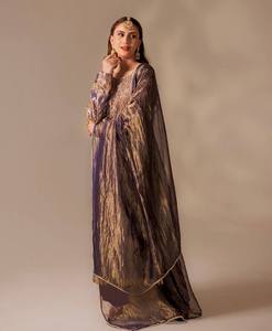Nuevo Traje Salwar Kameez de Seda de Diseñador con Bordado de Lentejuelas Pesadas, Ropa Tradicional India para Bodas, Fiestas y Festivales - Product Image 1