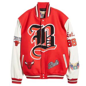 แจ็กเก็ตเบสบอลวิทยาลัยสำหรับผู้ชายเสื้อแจ็กเก็ตเบสบอลแนวสตรีทมีสไตล์ปรับแต่งได้สำหรับฤดูหนาว - Product Image 1