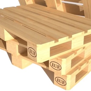 Palettes industrielles en bois EPAL à 4 voies Palettes européennes simples et double face Palettes rectangulaires à 4 voies - Product Image 3