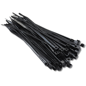 Nylon Zip Ties 100-Pack 2.6x160 mm Black Cable Ties - Product Image 1