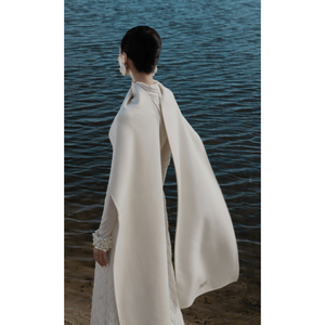 Écharpes en cachemire Bon prix Écharpe en cachemire Milly de grande taille Tissu en cachemire naturel Emballage personnalisé Fabricant blanc - Product Image 1