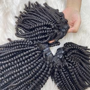 Vente en gros de cheveux vietnamiens pour perruque avec 13x6 Kinky Curl Machine à cheveux vierges Double trame de haute qualité - Product Image 2