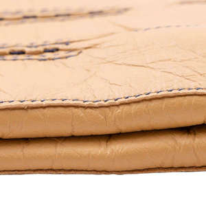 Gants d'hiver en cuir de mouton beige clair pour femmes Eco-Friendly Breathable Touchscreen Smooth Texture Soft Inner Comfort - Product Image 6