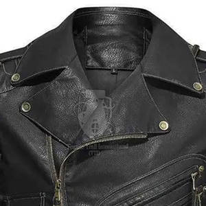 Chaqueta de Motociclismo de Cuero de Primera Calidad, Costuras Superiores, Material de Cuero Genuino, Resistente al Viento, Duradera y Ligera - Product Image 5