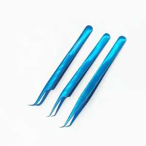 Sevmek chirurgical Logo personnalisé en acier inoxydable noir pointe en fibre lisse pince à épiler durable à 90 degrés pour l'extension de cils de beauté - Product Image 6