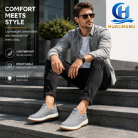 Chaussures décontractées tendance pour homme, style papa, à enfiler, confortables, semelle souple, respirantes, légères, couleur unie