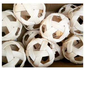 Bola de ratán hecha a mano de alta calidad para fiesta de boda, Navidad, decoración del hogar, Bola de ratán Natural elegante, gran cantidad - Product Image 2