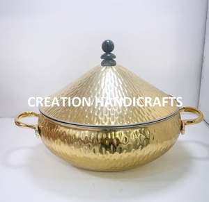 Plato de frotamiento de Metal con diseño de ciervo moderno, recién llegado, calentador de alimentos duradero, calentador para Catering, Hotel, uso doméstico - Product Image 4