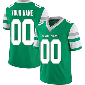 Ropa DE EQUIPO PROFESIONAL Uniforme de fútbol americano Logotipo personalizado Dos camisetas de fútbol para hombres Solo usado - Product Image 4