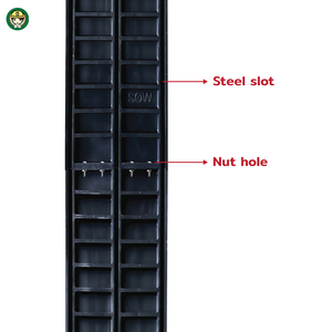 Panel de encofrado de plástico PE 25x120 reutilizable de alta calidad para moldura de columna de una sola pieza para construcción de villas - Product Image 4