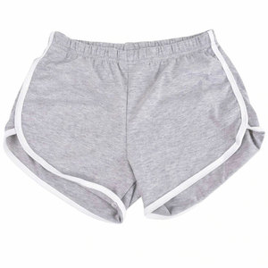Men's Athletic Solid Print Cotton Gym Shorts Breathable Elastic Waist Sweat-Suit for Sports Fitness Casual Style Yoga Shorts - Product Image 5