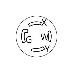 Alta eficiencia NEMA 2. 1 30A 125V Sujete firmemente el receptáculo de bloqueo adecuado para el sello de bloqueo - Product Image 6