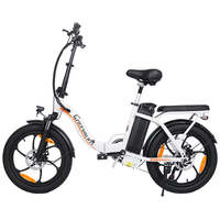 Vélo de route électrique CHEEVALRY C16, 7 vitesses, amortisseur avant, écran LED, pneus 20x3.0, capacité de charge 120 kg, 25 km/h