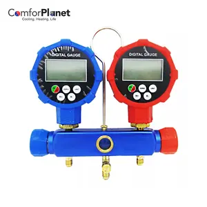 Factory Price Measuring & Gauging Tools R134a Manifold Gauge Set Digital Pressure Gauge Set For HVAC Service