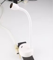 Lampes de lecture LED pour têtes de lit, 3W, avec bras flexible en col de cygne, angle réglable à volonté, lampe de chevet pour chambre à coucher, style moderne