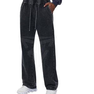 กางเกงผ้าขนแกะระบายอากาศได้ดีสำหรับผู้ชายผ้าฝ้าย100% ลำลองเป็นมิตรกับสิ่งแวดล้อมทันสมัย - Product Image 1