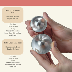 Coussinets de maternité OEM 925 en argent pour mamelons d'allaitement réutilisables hypoallergéniques naturels pour le soulagement de la douleur des mères allaitantes - Product Image 5