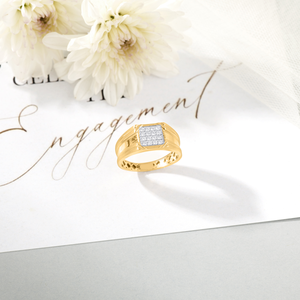 แหวนเพชรหมั้นสำหรับผู้ชาย Evermore Yours - Product Image 1
