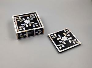 แผ่นรองแก้วถ้วยชา2025รองแก้วลายเปลือกหอยมุก - Product Image 5