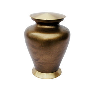 Urna de cremación de metal, diseño elegante, urna texturizada de mármol azul, ataúd de almacenamiento conmemorativo funerario, urna de cenizas para adultos de venta superior - Product Image 5