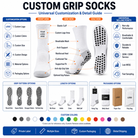 Chaussettes de yoga antidérapantes personnalisées OEM, chaussettes de Pilates avec logo personnalisé, marque privée, vente en gros