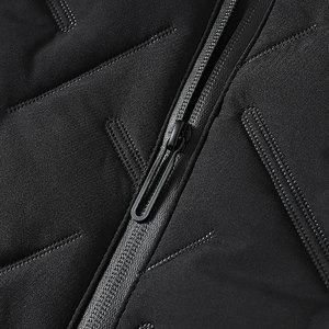 Chaleco acolchado de invierno para hombre, sin mangas, de algodón suave, con cuello alto, cierre de cremallera, patrón liso, uniforme deportivo para empresas, Mono Riders - Product Image 6