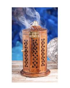 Quemador de Incienso Creativo de Madera de Acacia Árabe Ecológico con Incrustaciones y Soporte para Oud, Regalo para Ramadán y Eid - Product Image 3