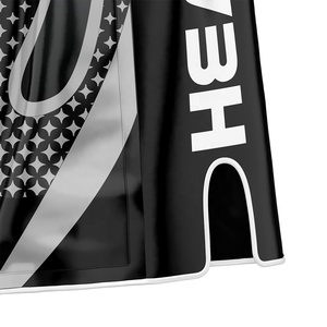 HEALY Custom Boxing Shorts Black Grey Geometric Print MMA Fight <b>Trunks</b> High Quality Lightweight Quick Dry Breathable Shorts - Product Image 6