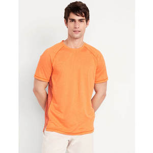 T-shirt ample à manches courtes imprimé blanc, T-shirt en coton pur lourd pour hommes - Product Image 2