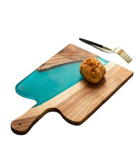 Planche à fromage indienne en résine de bois faite à la main fête de bureau et vaisselle de restaurant pour le dîner modèle élégant prix de gros - Product Image 1